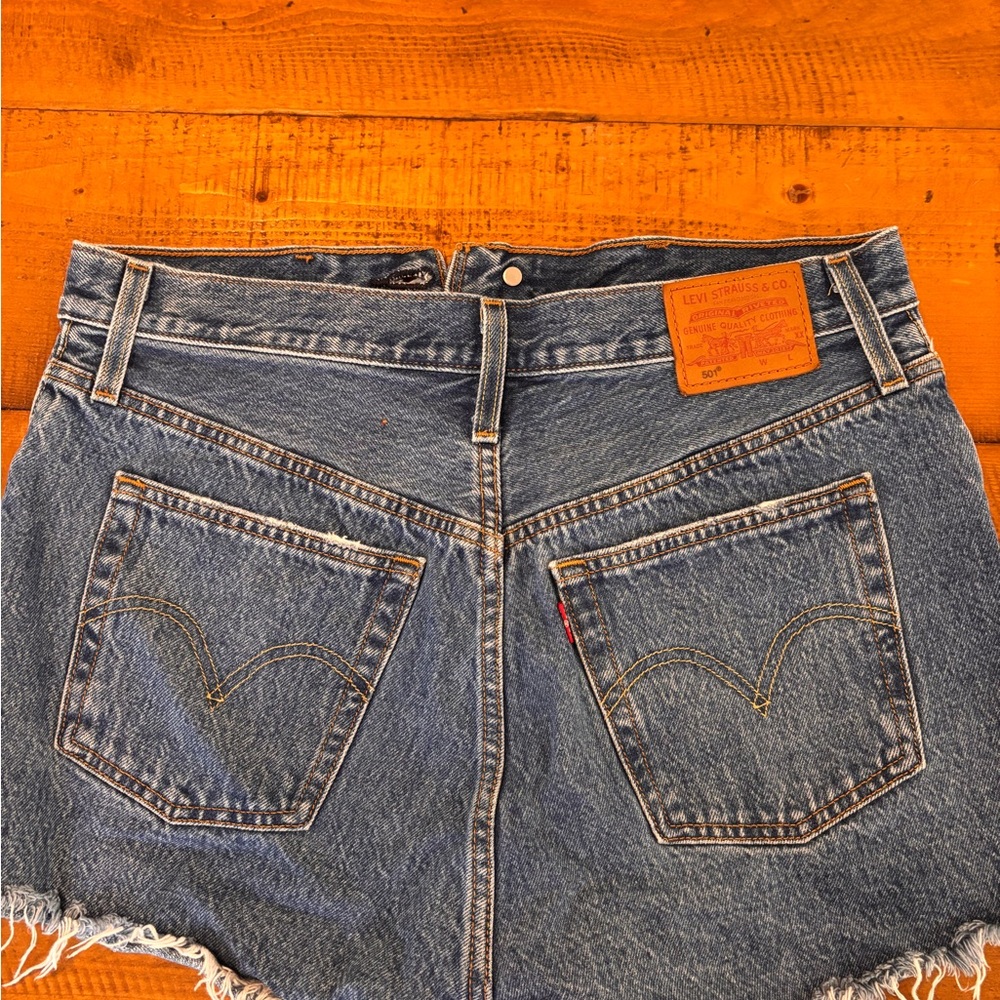 Levi's Women's Blue Denim Shorts